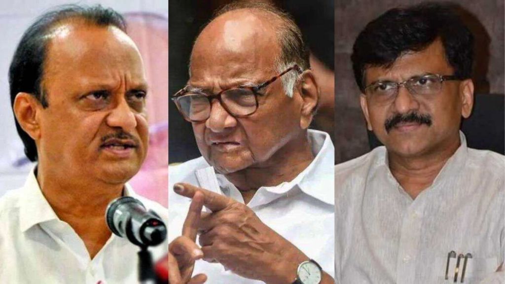sanjay raut on ajit pawar and sharad pawar