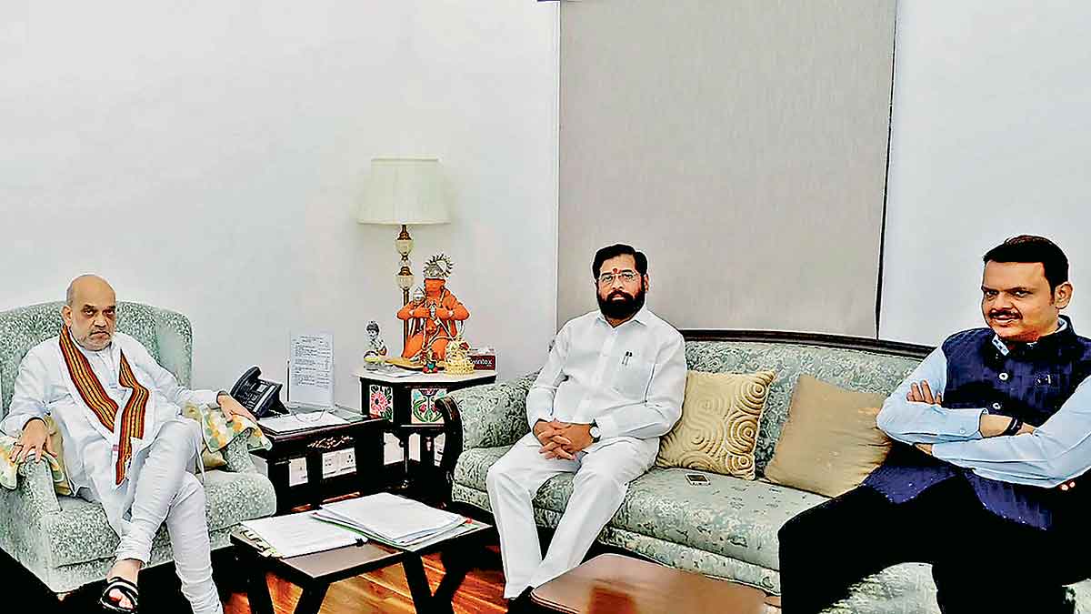 eknath shinde devendra fadnavis meet amit shah