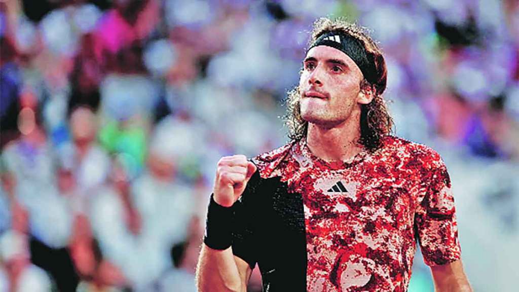 Stefanos Tsitsipas in French Open quarter finals