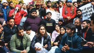 wrestlers protest