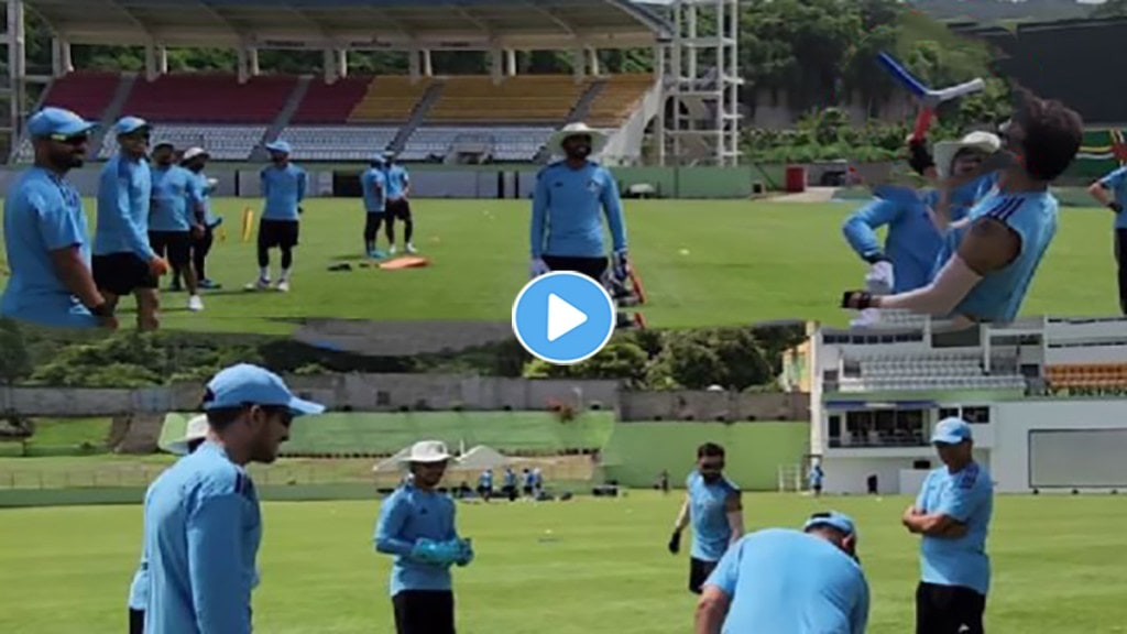 Team India is doing special exercise in West Indies you will also be stunned after watching the video