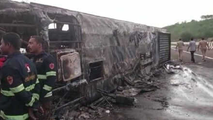 bus accident in Buldhana district