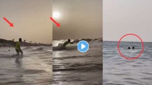 Man Saves Another Person Inside Sea Video