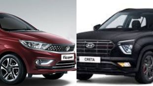 Tata Tigor and Hyundai Creta Accident