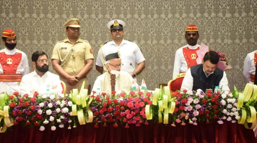 एकनाथ शिंदे आणि देवेंद्र फडणवीस यांचा शपथविधी ३० जून २०२२