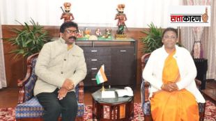 Hemant Soren and president Droupadi Murmu
