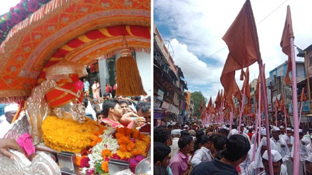 Gajanan Maharaj palanquin returned Shegaon