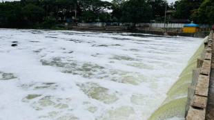 Contaminated water discharged Pavana River