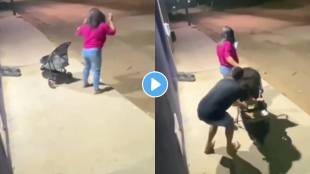 man stole child from stroller after mother got engaged in mobile phone video viral on social media