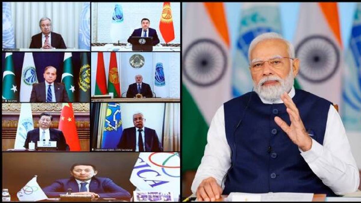 pn modi present ai based indian bhashini tool at sco