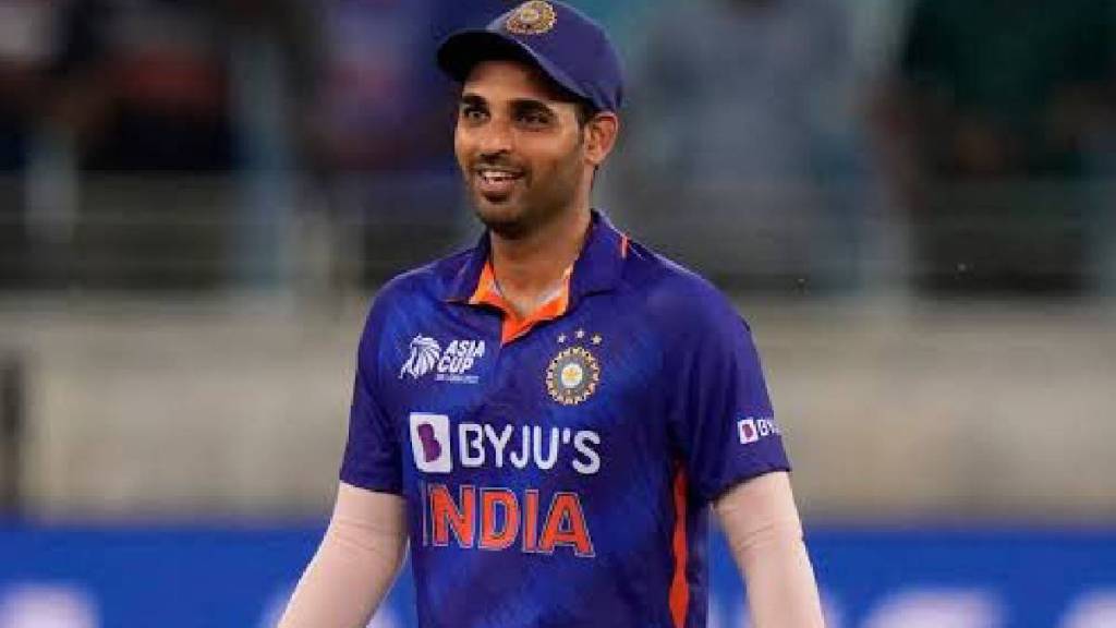 Indian bowler Bhuvneshwar Kumar