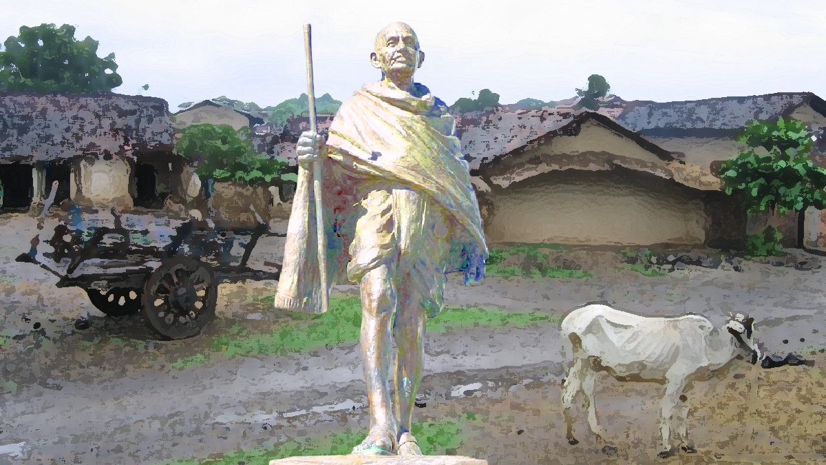 Mahatma Gandhi and Gramshilpi