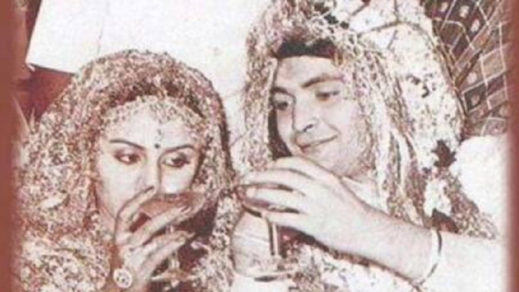 Rishi Kapoor and Neetu Kapoor wedding