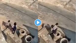 Little Girl Throws 4-Year-Old Boy Into A Well In China shocking video viral on social media