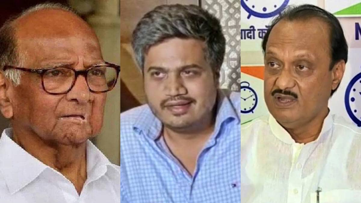 VIDEO: "त्या गटातील आमदारांना बसमध्ये बसवून एका हॉटेलमध्ये ठेवलं,  म्हणजे...", आमदार रोहित पवारांचा मोठा दावा | Rohit Pawar big claim about Ajit  Pawar allegations on Sharad ...