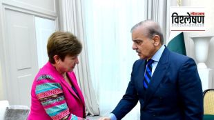 Shehbaz Sharif with IMF managing director Kristalina Georgieva