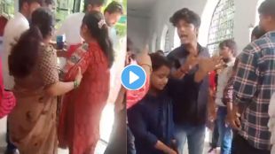 Allahabad University Students vs Teachers Viral Video