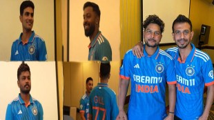 Team India launches new jersey ahead of ODI series against Windies Rohit-Virat disappeared during the photo shoot see Video