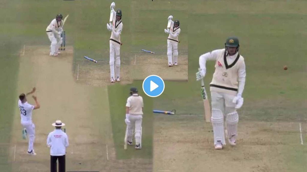 Ashes 2023: Mark Wood wreaks havoc as soon as he arrives uproots Usman Khawaja's stump watch video