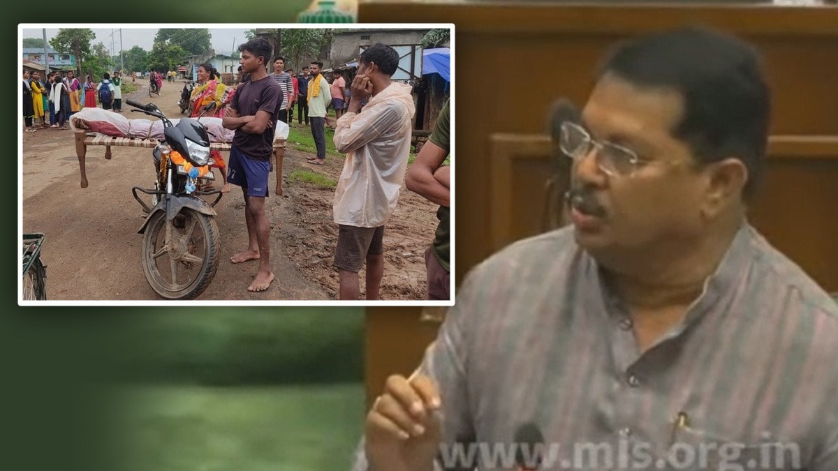 loksatta news, Vidhan sabha, dead body, youth, carried, two wheeler, ambulance, gadchiroli, Vijay wadettiwar