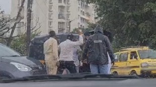 ajit pawar workers beaten rikshaw driver in pune