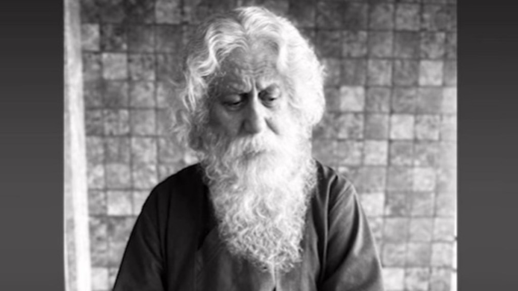 anupam kher as Rabindranath Tagore