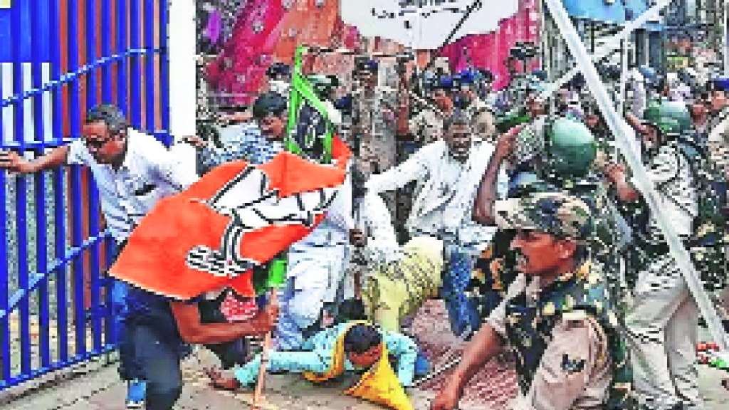 bjp, BJP worker died during a march against Nitish Kumar