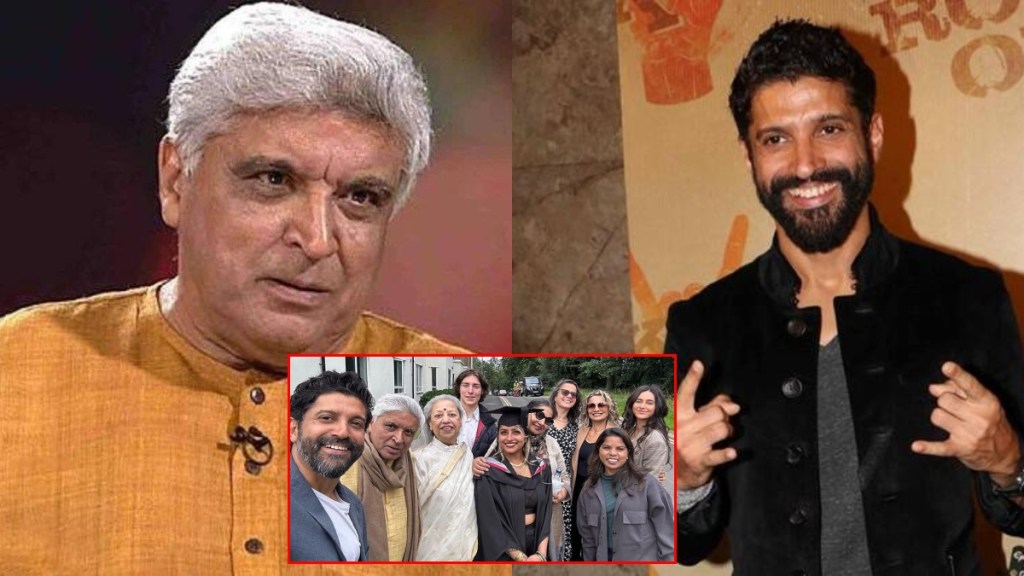 farhan javed akhtar family photo