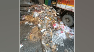 navi mumbai bad smell apmc fruit market non picking garbage