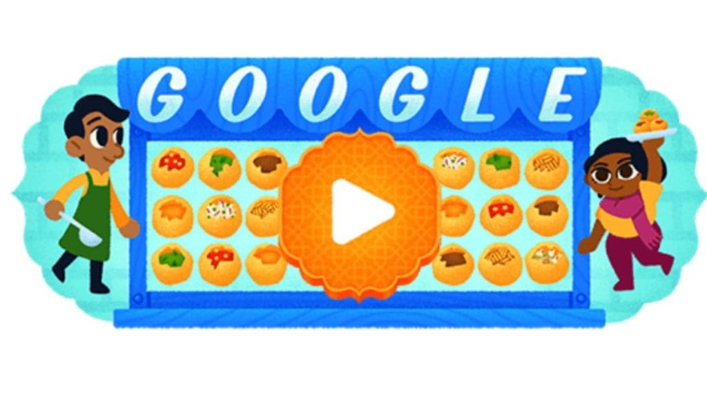 Google Doodle Today Celebrating Pani Puri Game