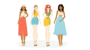 Fashion beauty dressing according to your body type