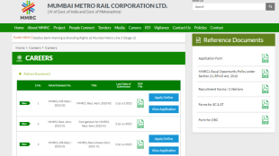 mumbai metro rail corporation recruitment for 22 post of manager and other