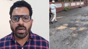 mns city president manoj gharat demanded potholes dombivli government khadde aaplya dari initiative