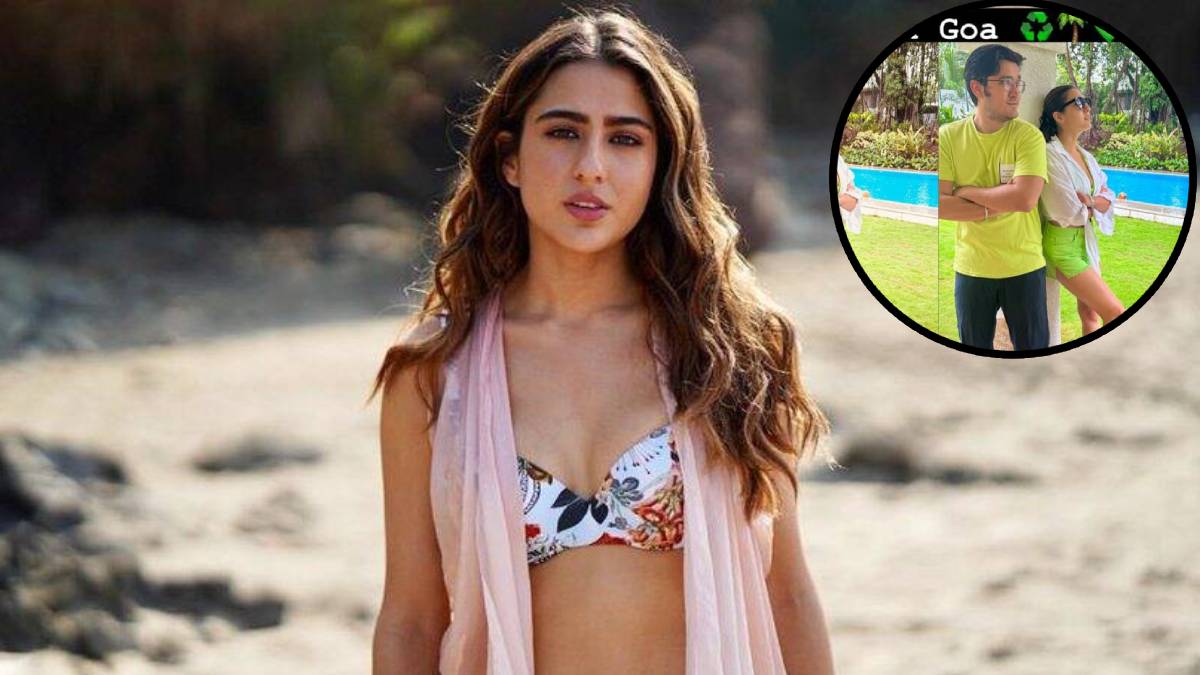 sara ali khan enjoyed vacation in goa with kedarnath assistant director jehan handa
