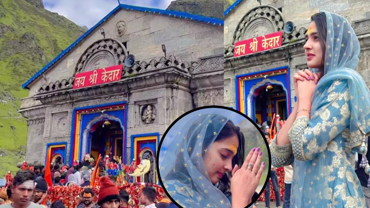 vidula chougule visit kedarnath temple