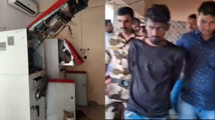 Accused trying to rob ICICI Bank ATM in Nalasopara caught red handed by police vasai