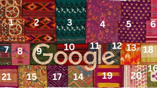 Independence Day Special Google Doodle Made of 21 Saree Dress Fabrics of 21 States In India Did You Know Simple Chart