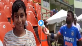 The little girl was badly injured by Hardik Pandya's shot the captain gave a special gift after the match