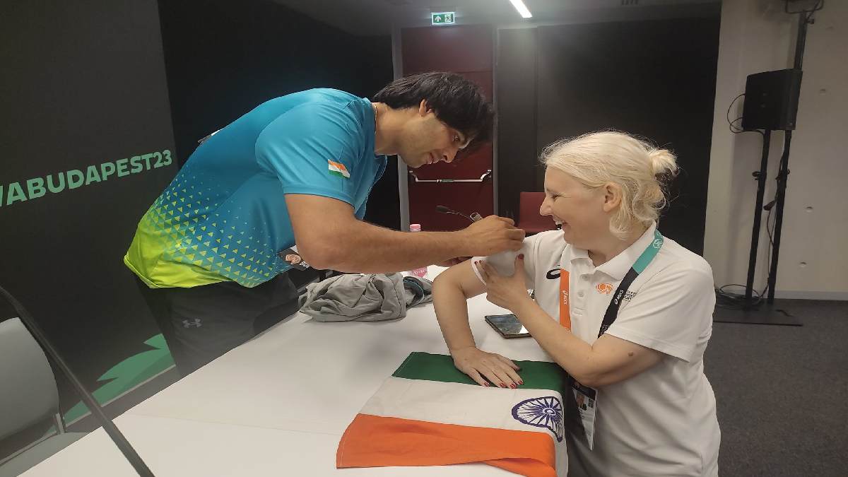 Neeraj Chopra this Action viral
