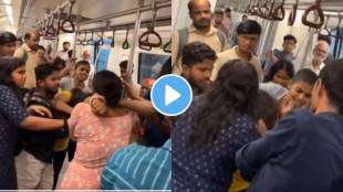Women fight in Delhi Metro, video goes viral