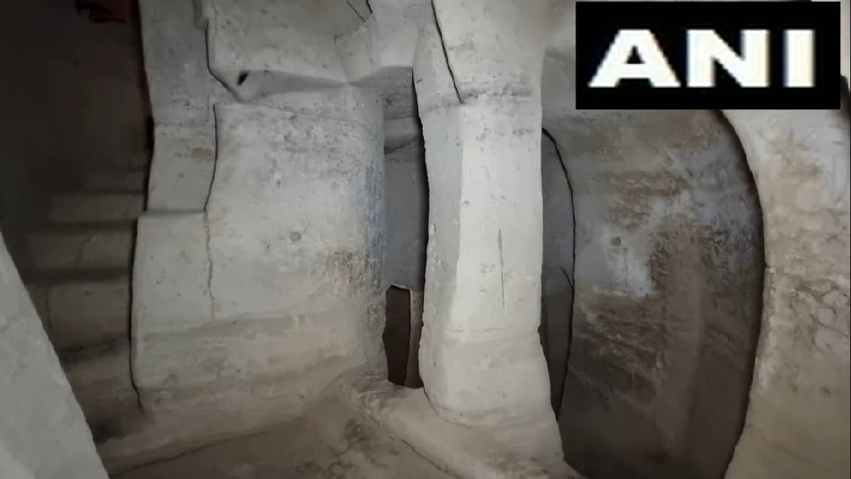 man builds two storey underground house in uttarpradesh