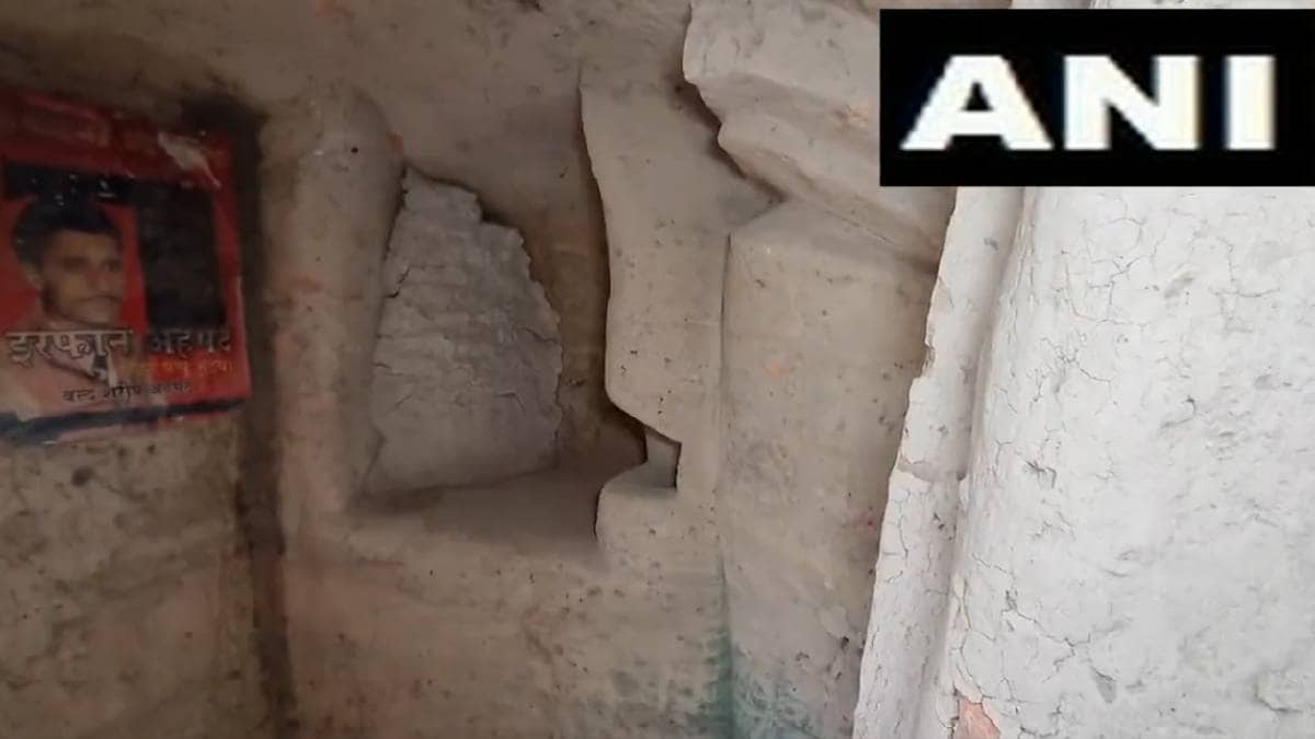 man builds two storey underground house in uttarpradesh