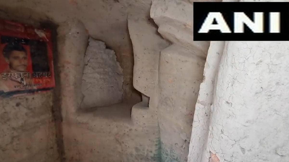 man builds two storey underground house in uttarpradesh