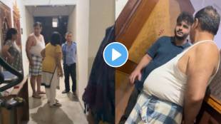 Man beats security guard at Dwarka housing complex over parking fight accused thrashed the guard multiple times video viral on social media