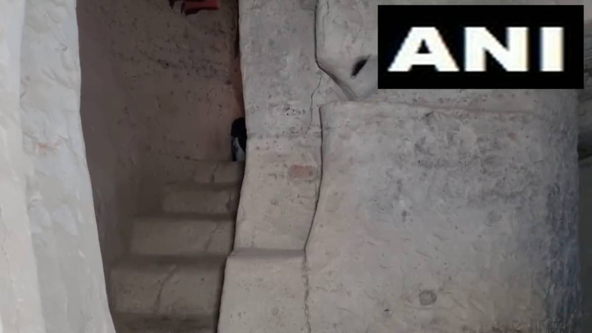 man builds two storey underground house in uttarpradesh