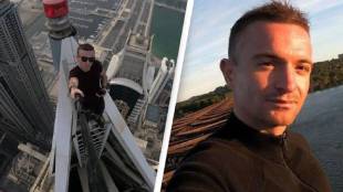 French daredevil Remi Lucidi who climbed towers around world believed to have fallen to his death in Hong Kong latest video viral on social media