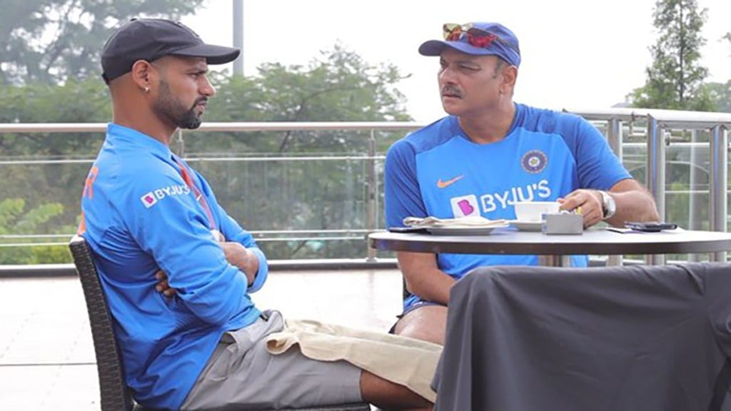 Justice was not done to Shikhar Dhawan Ravi Shastri's big statement before the Asia Cup