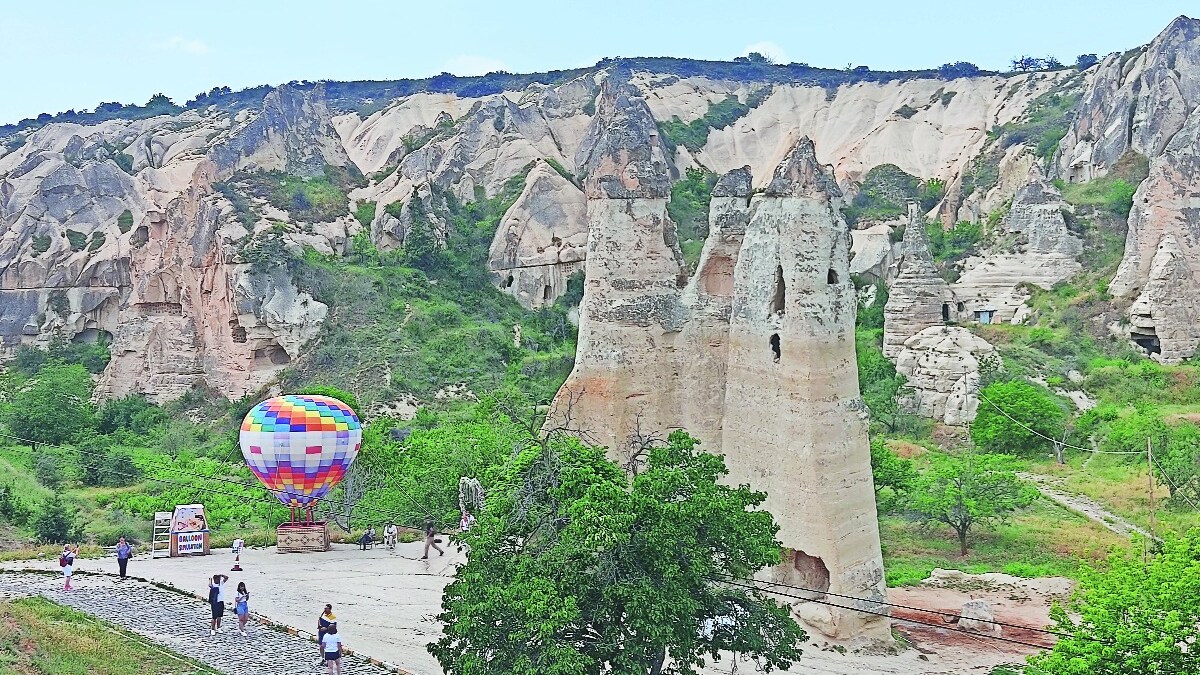 Sandstone in Mushroom Valley, Turkey