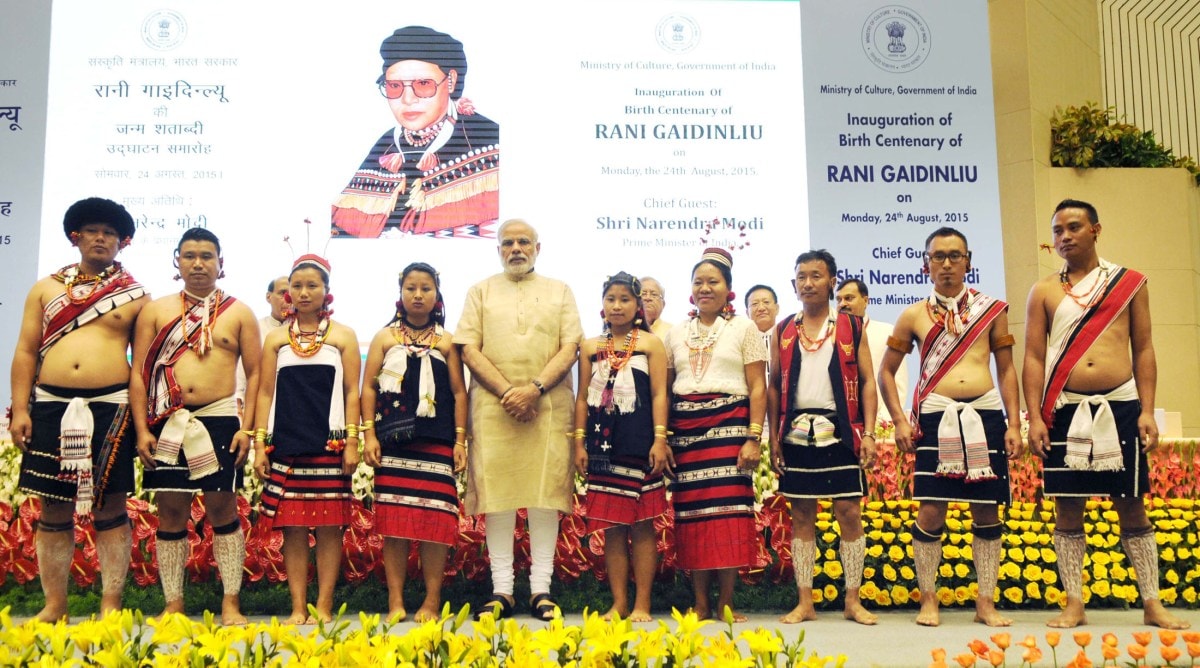 women freedom fighter Manipur's 'Rani Gaidinlu