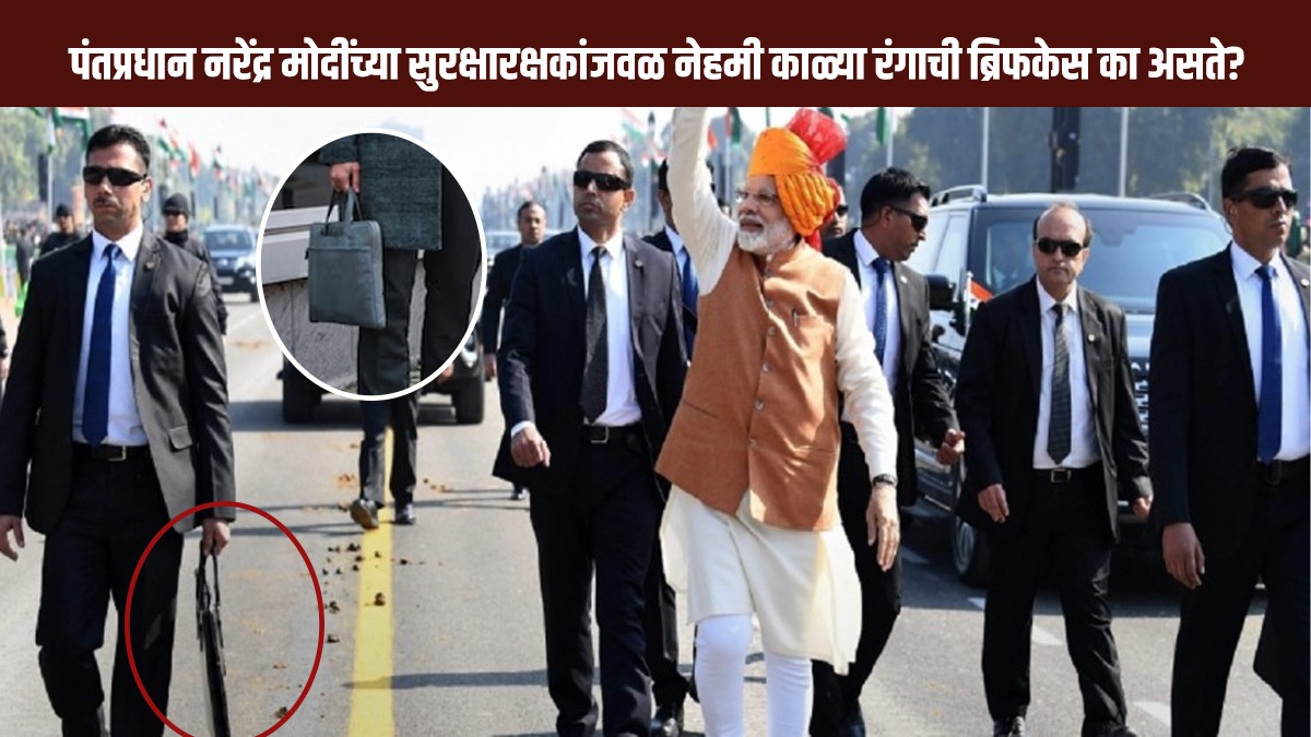 What is in the briefcase of India's PM Bodyguards 